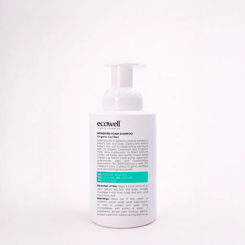 Organic NewBorn Foam Shampoo (300ml)