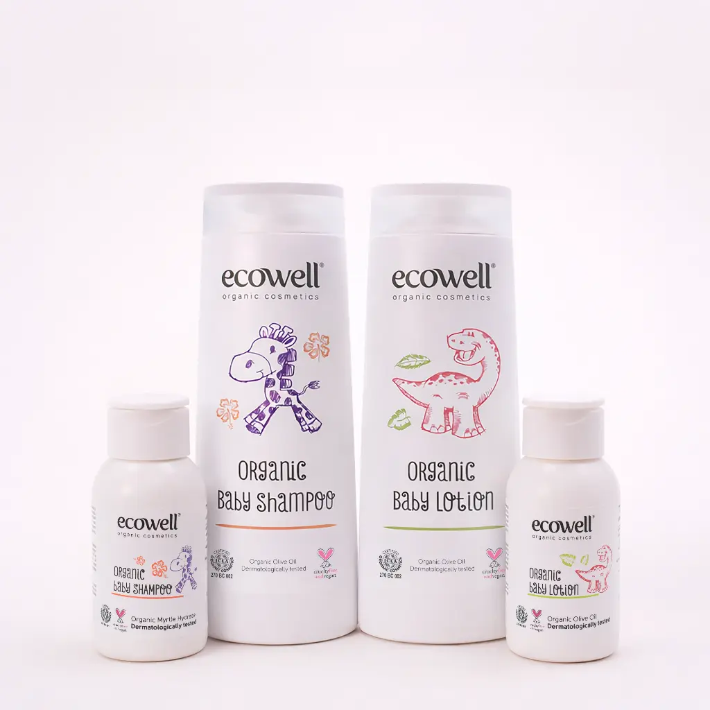 Shampoo + Lotion + Shampoo Travel Size + Lotion Travel Size