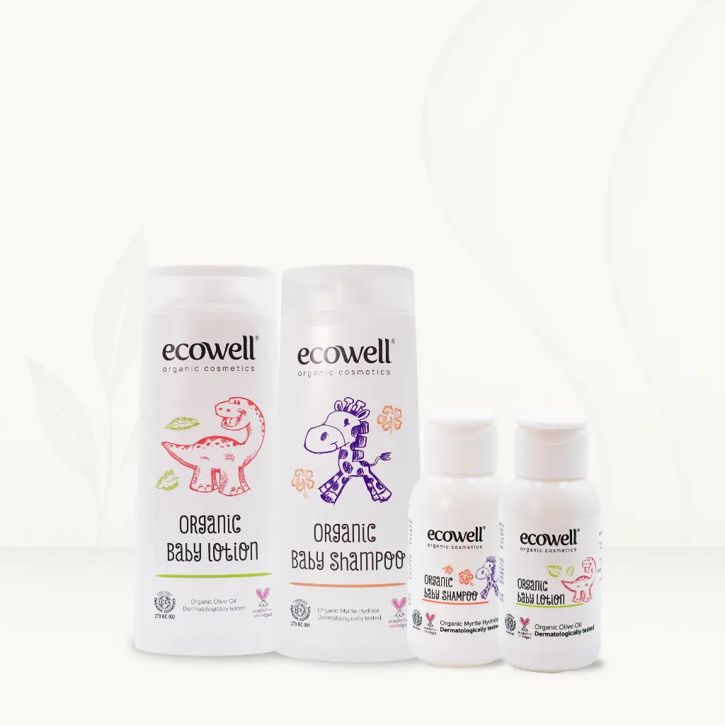 Shampoo + Lotion + Shampoo Travel Size + Lotion Travel Size