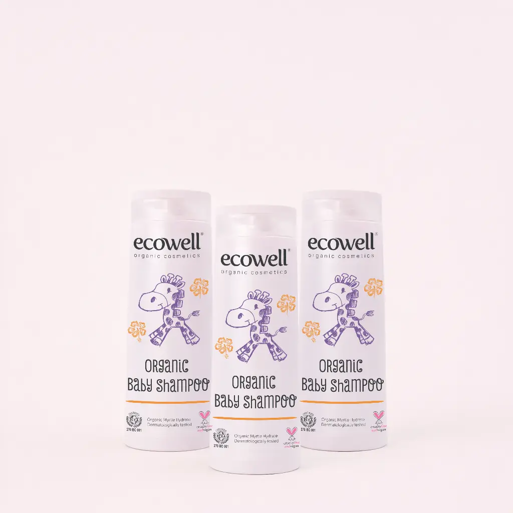 3 x Organic Baby Shampoo (300ml)