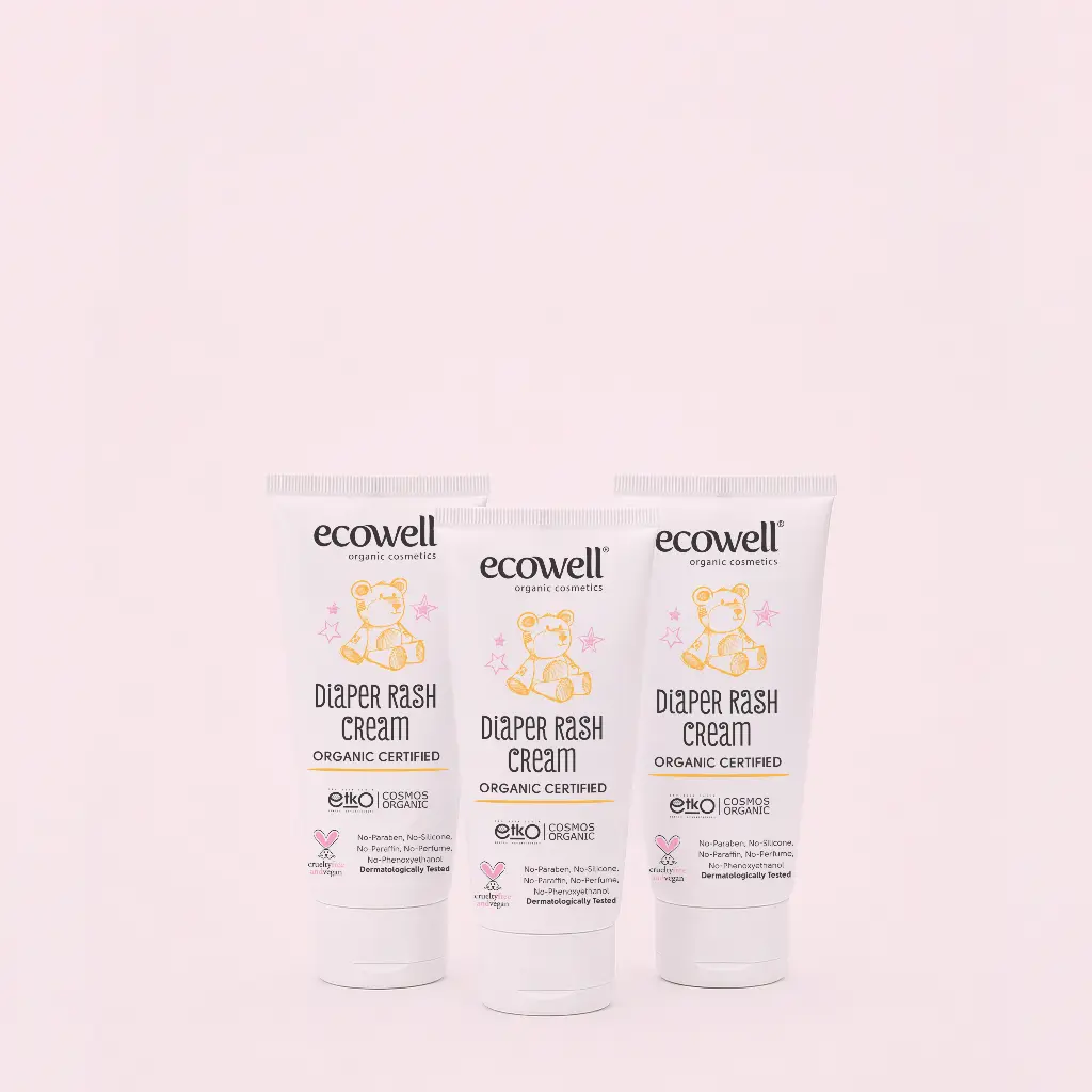 3 x Organic Diaper Rash Cream (110g)