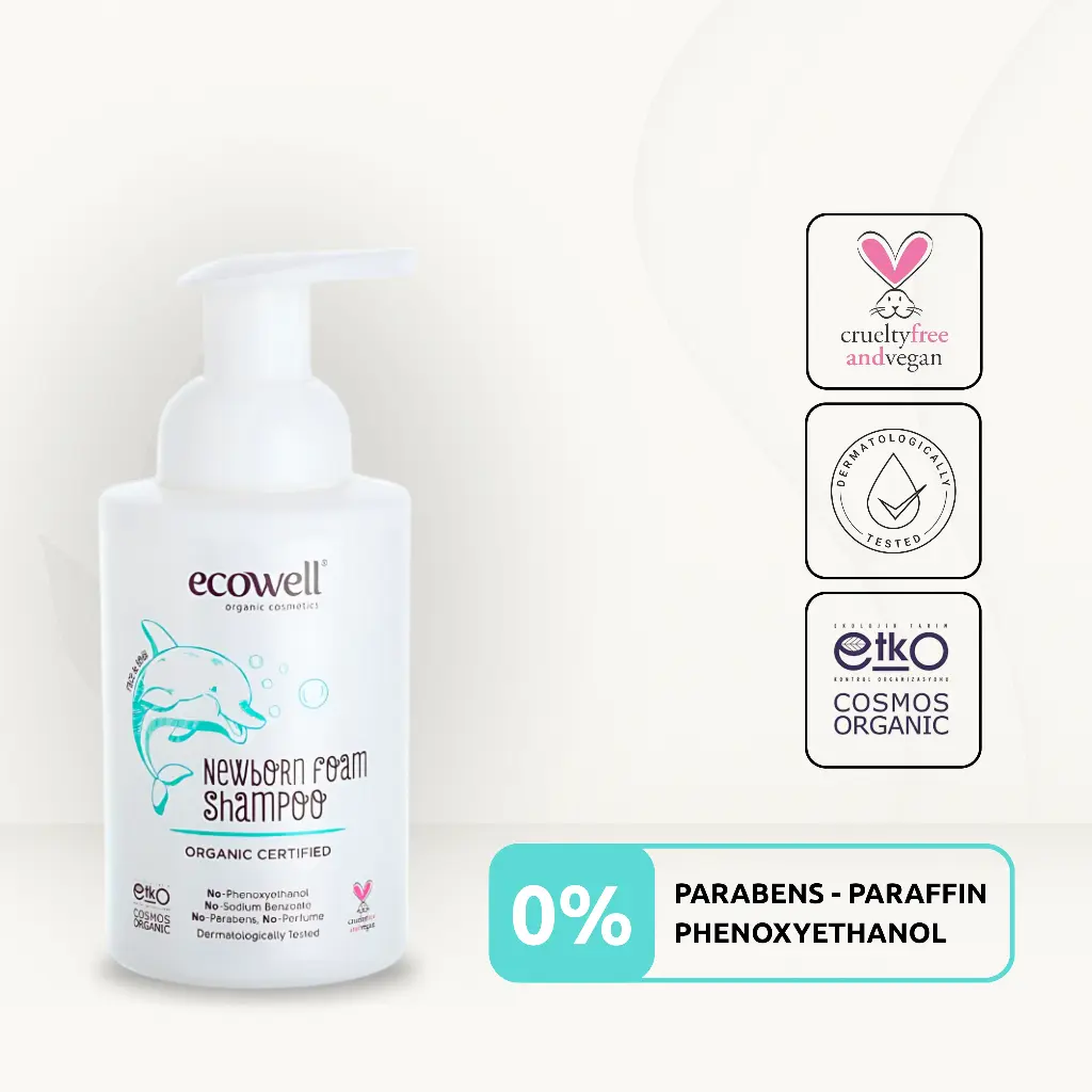 Organic NewBorn Foam Shampoo (300ml)