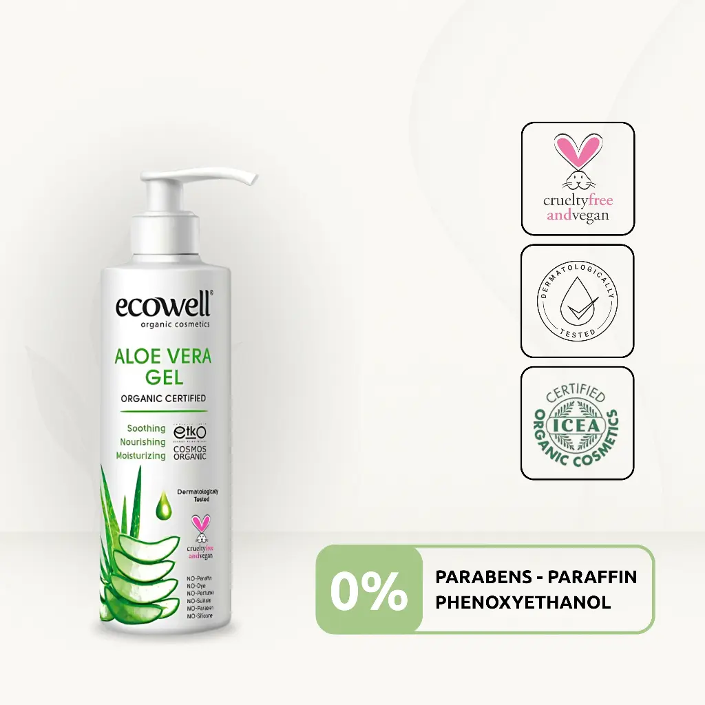 Organic Aloe Vera Gel (200ml)